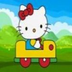 Hello Kitty Car Jigsaw