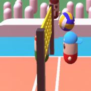 Play Volley Beans 3D Online Game on OKPlayit