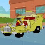 The Simpsons Car Jigsaw